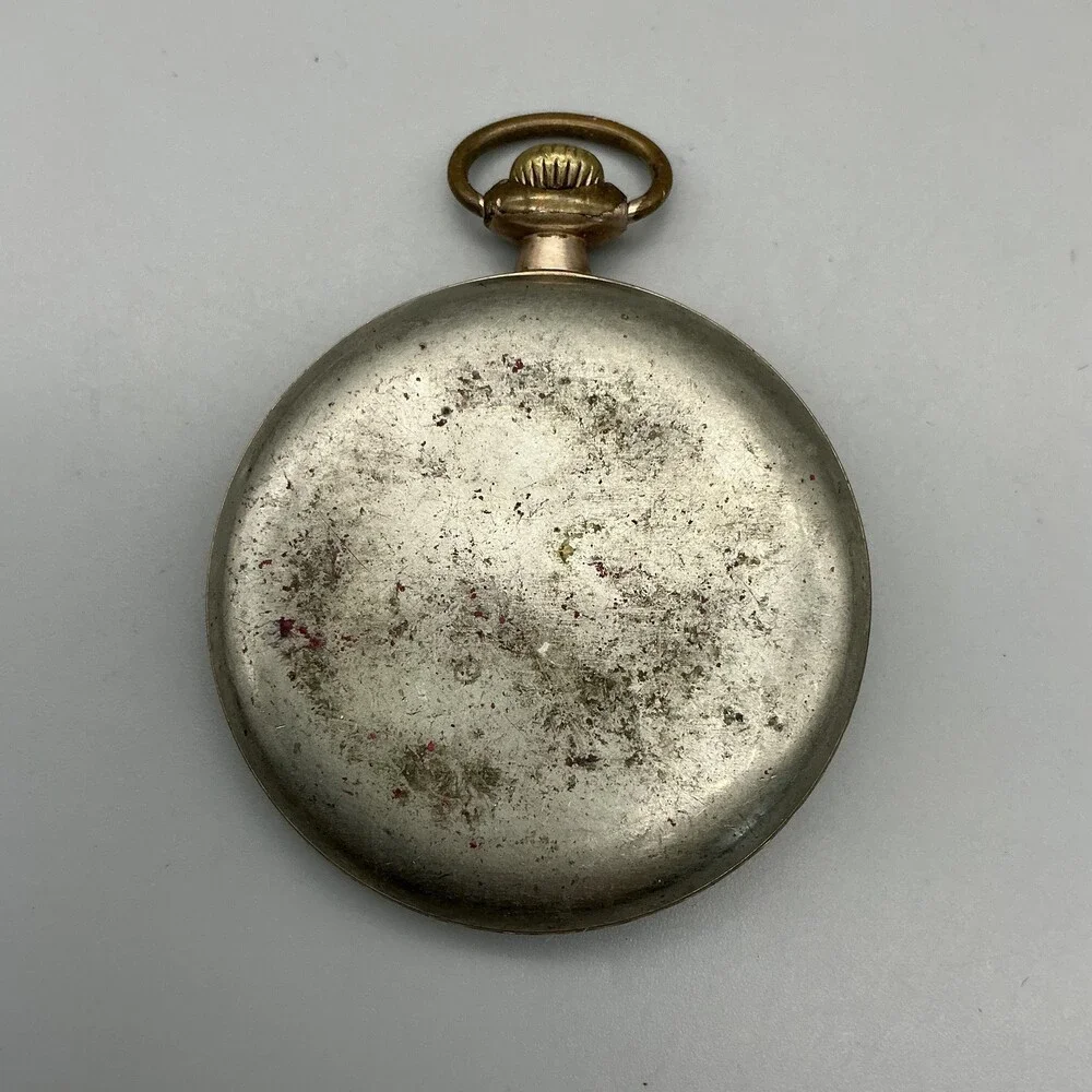 Vintage Elgin Pocket Watch Men 49mm Grade 291 16S Manual Wind Not Running